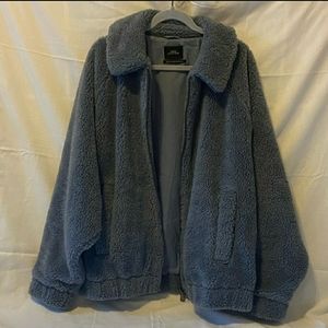Urban Outfitters Teddy Jacket (Gray)